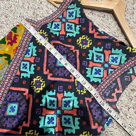 RACHEL by Rachel Roy Dress Colourful Geometric Aztec Boat Neck Womens Size S - Picture 7 of 7